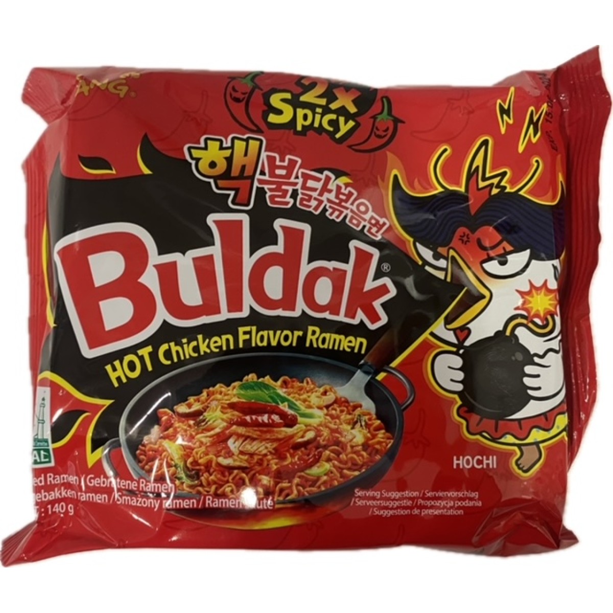 Buldak 2x  spicy 140gr