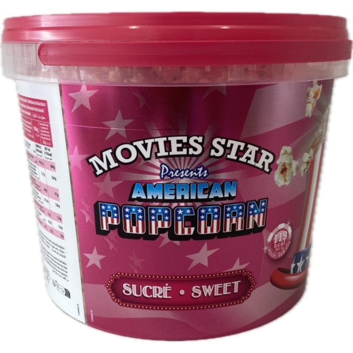 popcorn american movies star 250gr