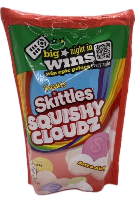 Skittles squishy cloudz fruits 94gr