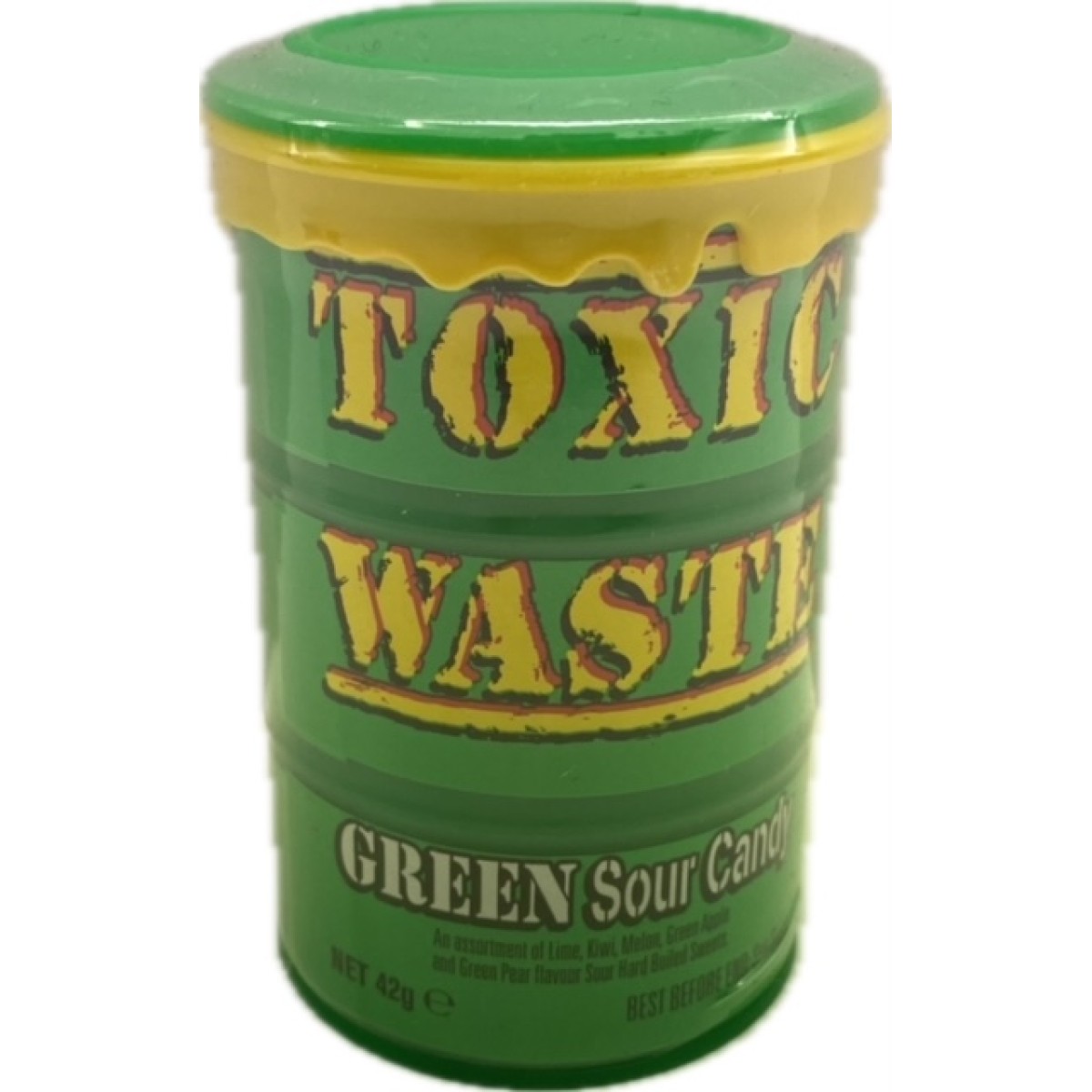 Toxic waste green sour candy