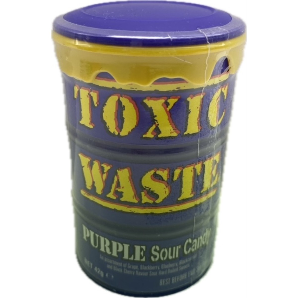 Toxic waste purple sour candy